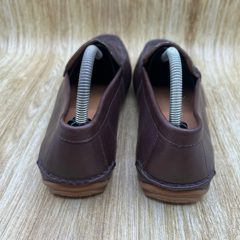 Coach Mott Driver Loafers Men's Size 9D Mahogany Brown Signature Canvas FG2983